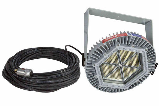 Explosion Proof 150 Watt LED Adjustable Light Fixture - Swivel Bracket Mount - 21,000 Lumens - Class