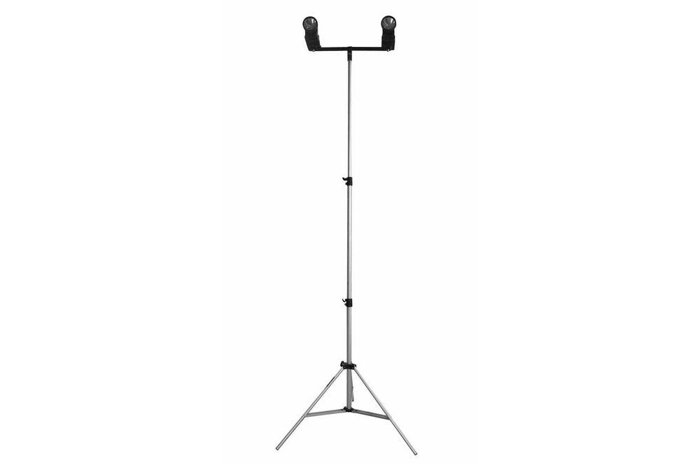 Explosion Proof Rechargable Light Tower - Two Portable Light Heads - 16 Hour Runtime