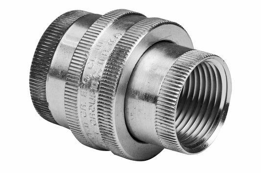 Larson Explosion Proof Conduit Coupling - 3/4" Female to Female Union - Threaded - Aluminum - C1D1