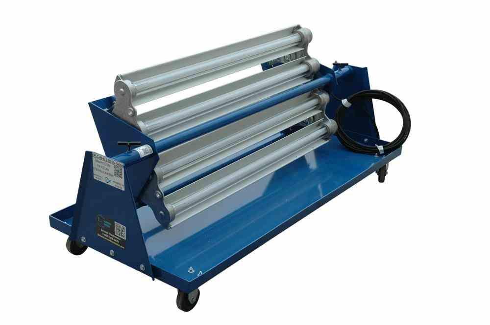 Explosion Proof Fluorescent Lights - 4 foot - 4 Lamp - for Paint Booths on Cart with Wheels