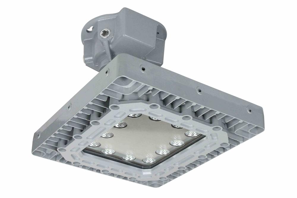 100W Explosion Proof High Bay LED Light Fixture - C1D2, C2D1&2 - Paint Spray Booth Approved - Ceiling Mount