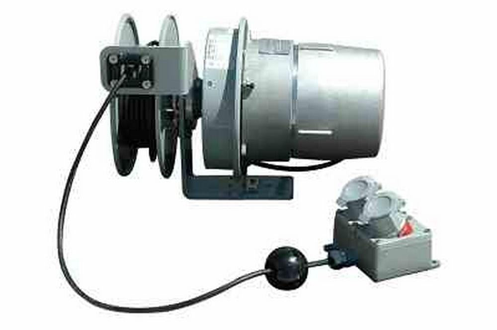 50' Explosion Proof Tool Tap Reel - C1D1/C2D1 - Double Gang EXP Outlet - 16/3 Shielded SOOW Cable