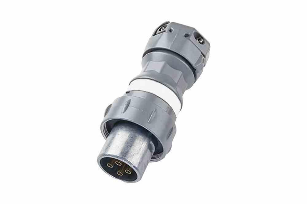 Explosion Proof Power Plug - Class I, II, III - 60A, 480V - Copper-free Aluminum w/ Epoxy Powder Finish