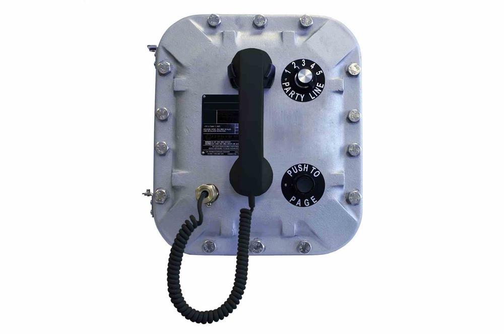 Explosion Proof Telephone - Class I/II/III - Slave Station/Pager - VoIP, Serverless - IP66/NEMA 4X