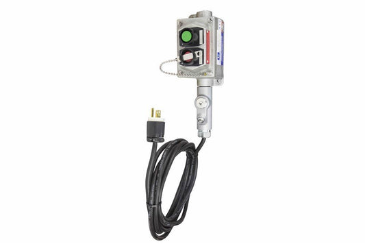 Explosion Proof Push Button Stop/Start Switch - Motor Starter Switch - 15' 16/3 SOOW - Gen Cord Cap