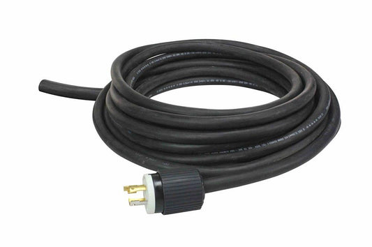 50' 14/3 SOOW Straight Blade Extension Power Cord - 5-15 - 125V - 15A - Outdoor Rated - Blunt Cut