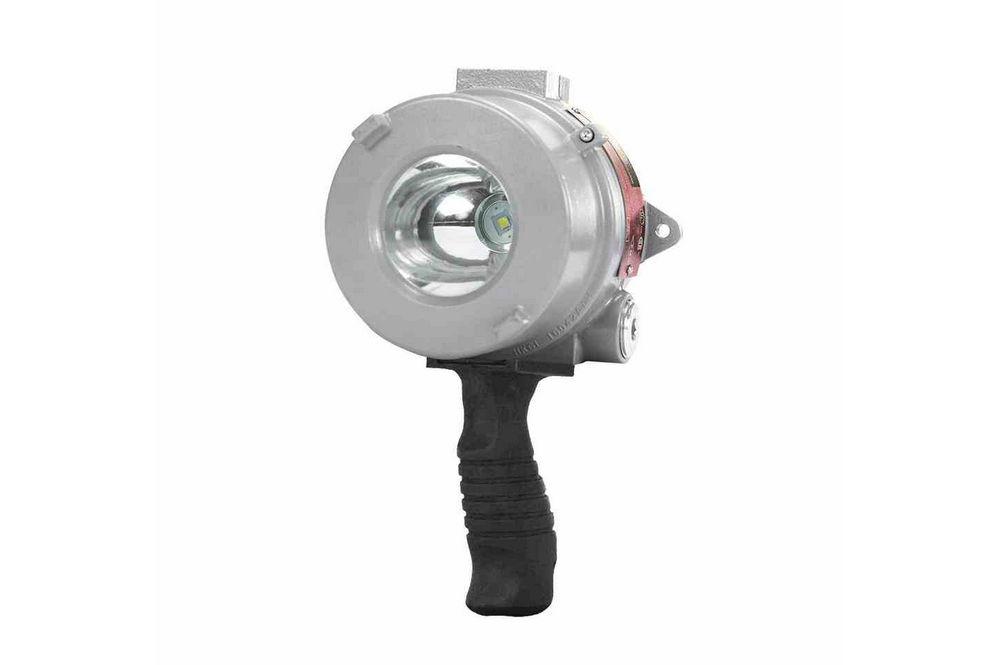12W Explosion Proof Handheld LED Light Fixture - 1320 Lumens - Low Voltage - 5" Polycarbonate Handle