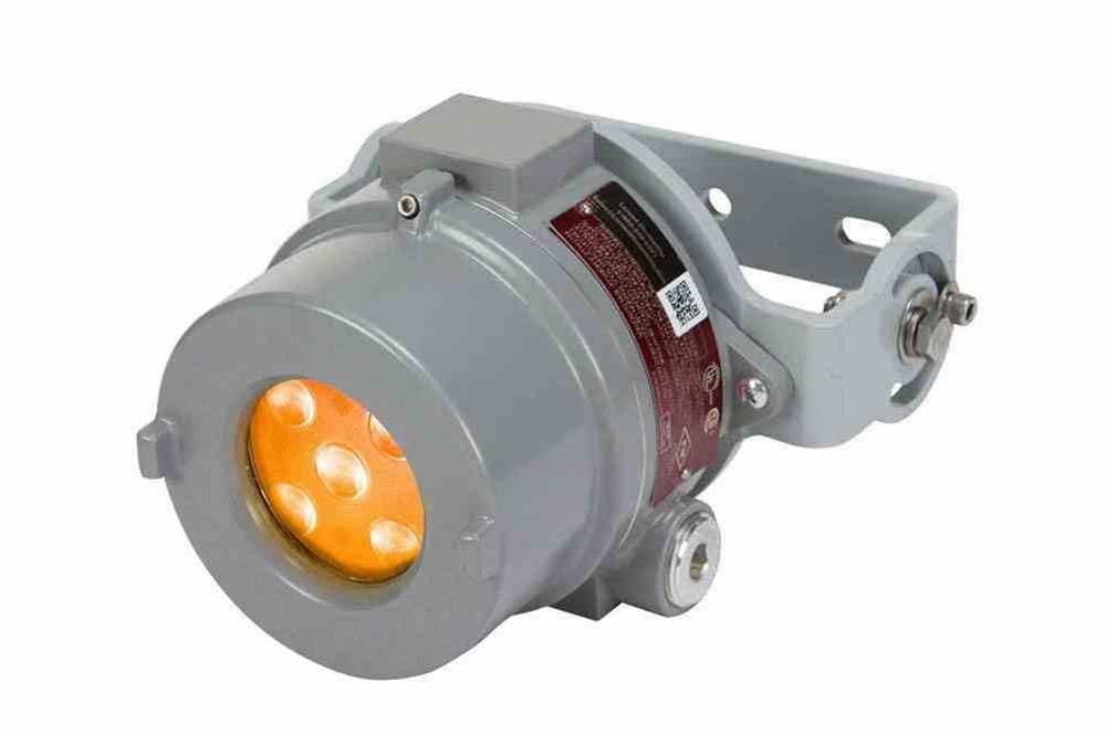 25W Explosion Proof Amber Crane LED Warning Light- C1D1-2 - C2D1-2 - Aluminum Housing - 9-60V DC