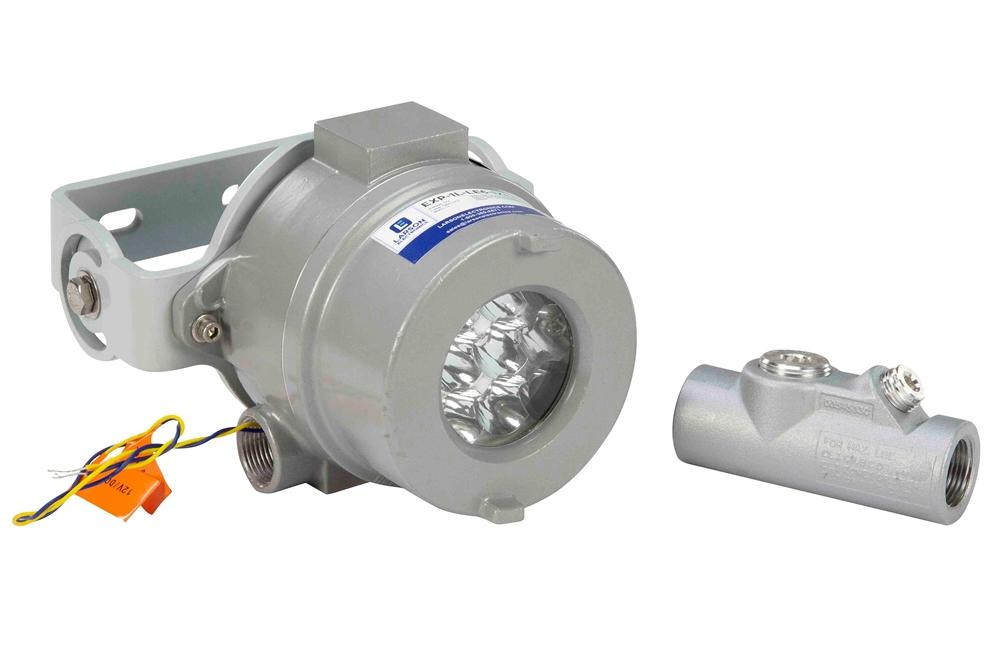 Explosion Proof Emergency Remote LED Light Head - Class I, II, III - Ties into Existing Emergency Systems