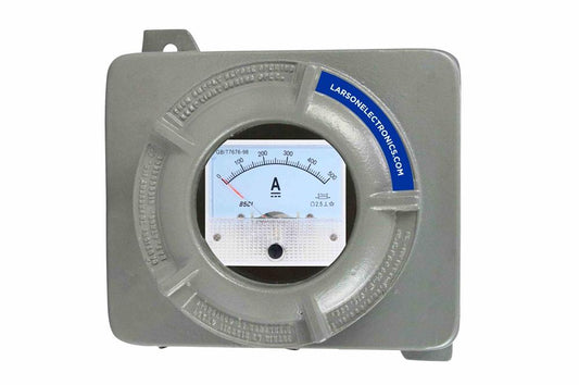 Explosion Proof Analog Ammeter - C1D1/C2D1- 0-500 Amps - 10V-600V - 1PH - Feed Thru