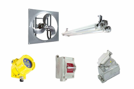 C1D1 Explosion Proof Extraction Room Equipment Kit - Designed for 40' x 16' Container Extraction Room