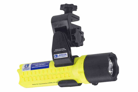 Larson 4W Explosion Proof LED Helmet Mount Flashlight - Hands Free Light - 100 Lumens - IP67 Waterproof