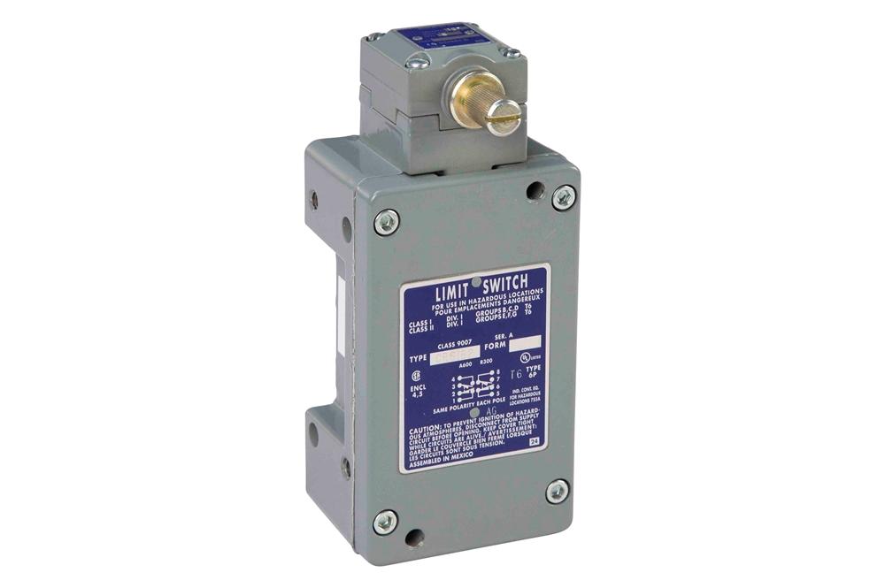 Explosion Proof Limit Switch - C1D1, C2D1 - Rotary Head - 2-pole - Aluminum - NEMA, IP67