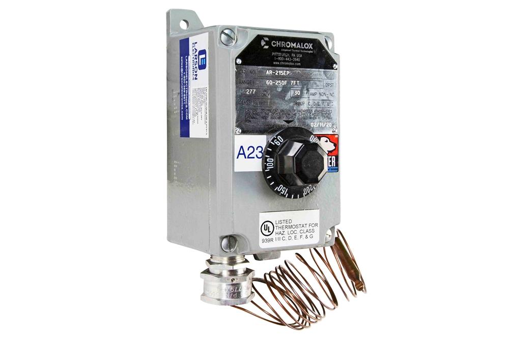 Explosion Proof Thermostat - C1D1, C2D1 - 277V AC - 7' Cable - 60-250°F