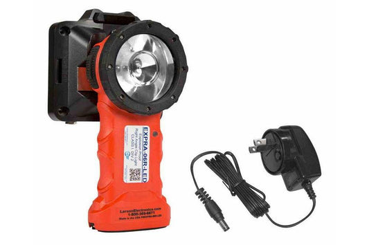 Rechargeable Explosion Proof LED Right Angle Clip Light - Class 1 Div 1 Groups C & D - Made in USA