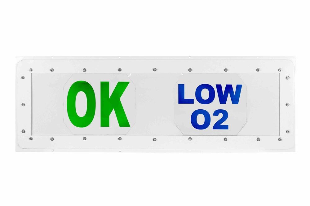 28W General Area LED Backlit Signal Light - Clean Room Approved - 3500 Total Lumens - Fully Sealed - Indoor Use Only