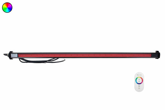 Larson 40W Exterior Sign Color Changing LED Flood Light - 12-24V AC/DC - Harsh Environment/Weatherproof - IP65 - Remote Included