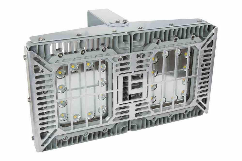 Heavy Duty 300 Watt High Bay LED Light Fixture - 25,000 Lumens - 120-277V AC - Wire Guard - Framed