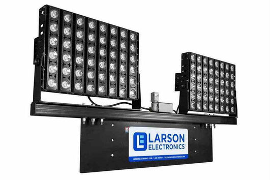 960W High Intensity Utility Pole Band Mount LED Light - Day/Night Sensor - IP67 Waterproof