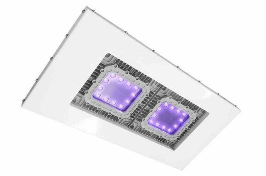 Low Profile Clean Room UV LED Light - 2x4 Lay-In Troffer - ISO 14644/FS-209E Rated - 365nm