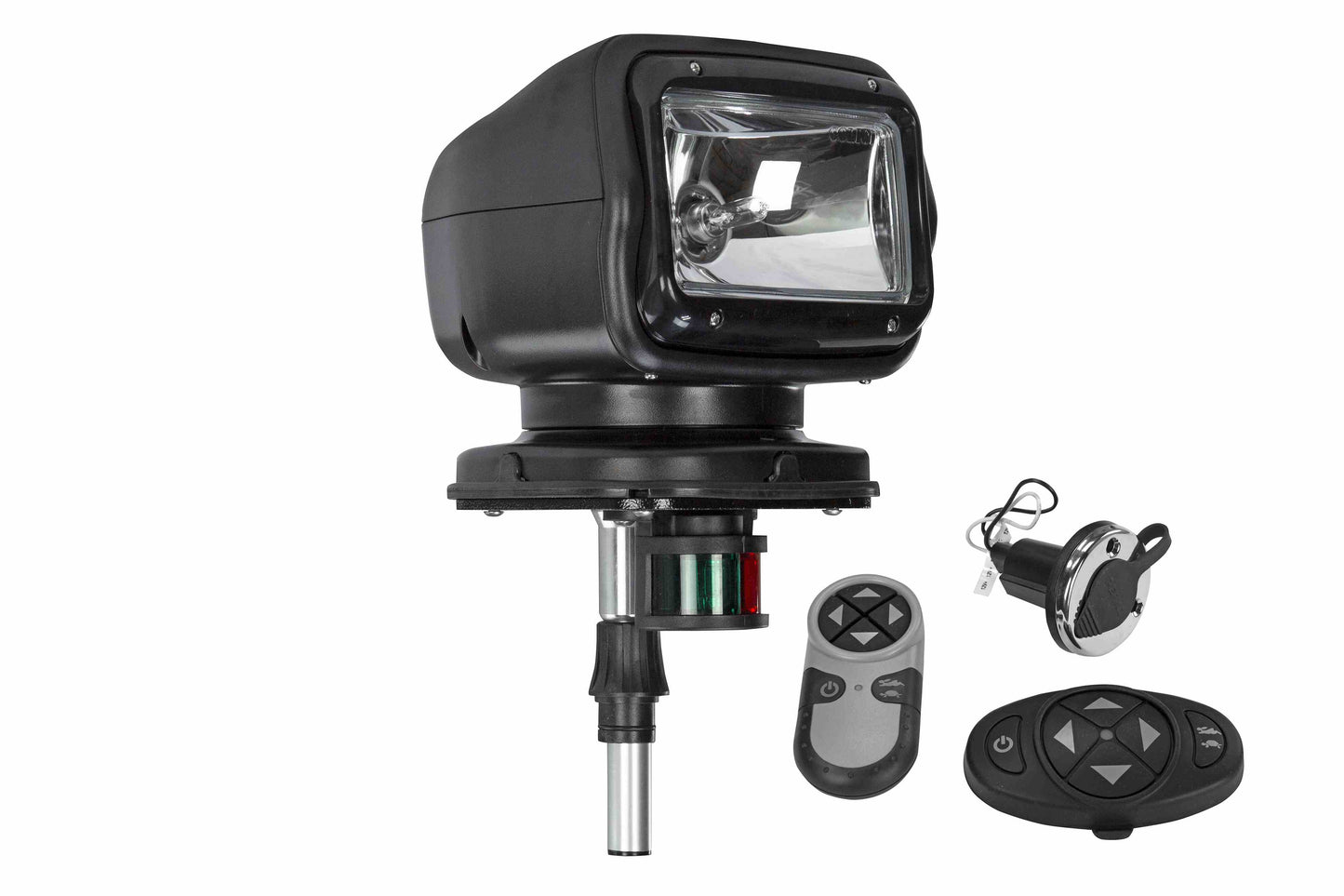 Larson Golight Remote Control Boat Light - GL-2110-6-E - 6 inch stanchion - Perko Mount