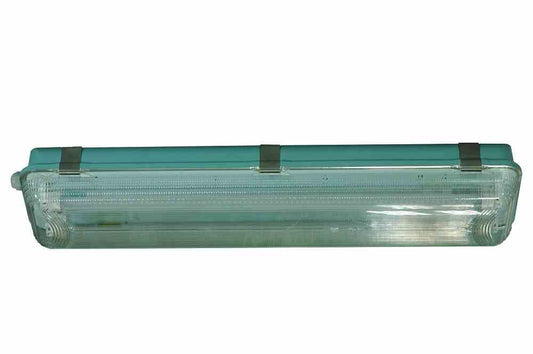 Larson Vapor Proof LED Emergency Light - 2 Ft. - 6 Hr Emergency Battery - 220V 50 Hz - Outdoor Applications