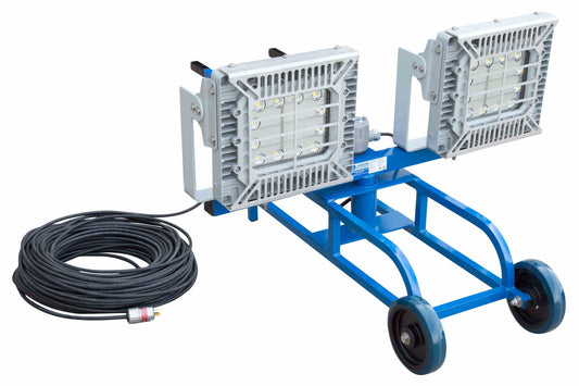 Larson 300W Explosion Proof LED Tank Light - Portable Wheelbarrow Cart - 35,000 Lumens - Class 1 Division 2