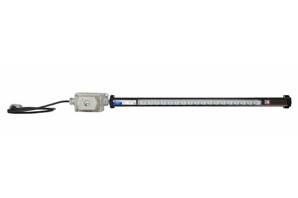 21W Class 1 Division 2 LED Fixture - 3' Low Profile Light Strip - 120-240V AC/DC High Voltage