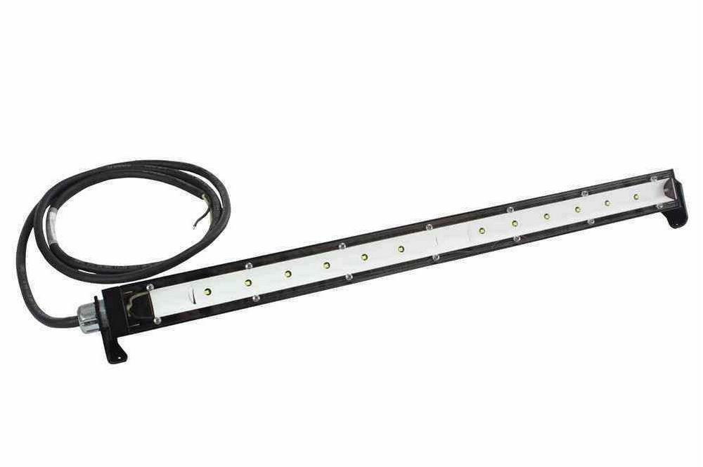 30W Low Profile Ultraviolet LED Light - Low Voltage UVA Linear Fixture - C1D2 - 1' Strip
