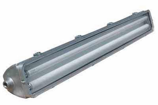 HAL-48-2L-BL Fluorescent Light - C1 D II - Hazardous Location Areas - Multi-voltage - Glass Lens