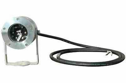 Compact 7 Watt Blue LED Fixture for Hazardous Area Location Lighting - Aluminum - 12-24VDC - C1D2