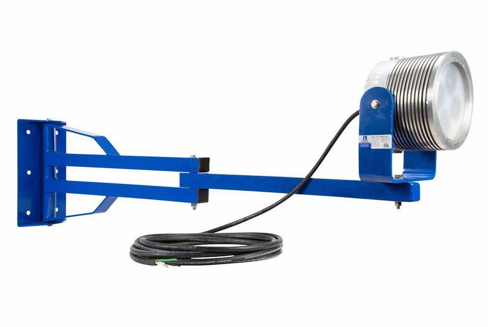 Low Voltage Hazardous Location LED Dock Light - 31 Watt Light Head - 4 Pivoting Arm - 2334 Lumens -