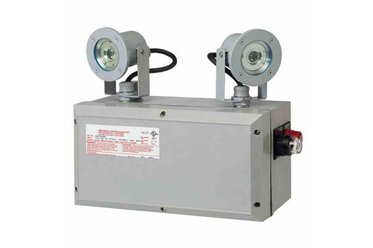28W Hazardous Location LED Emergency Bug Eye System - C1D2/C2D2 - (2) LED Heads - 120-277V AC - N4X