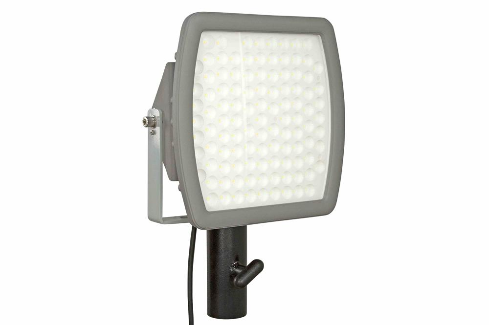 100W Hazardous Locations Low Profile LED Light Fixture - C1D2/ATEX Rated - 120/277V - Pole Top Mount