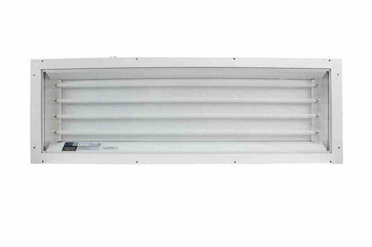 128W Rear Access Paint Spray Booth Lay-In Panel Explosion Proof Light Fixture - 4ft, 4 Lamp - C1D2