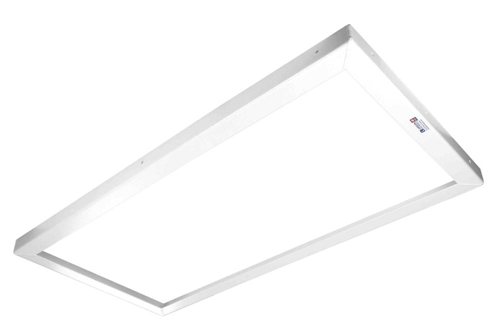 Troffer Dry Wall (Hard Plaster) Mounting Flange Kit for HALD-48-2X50LED-V2