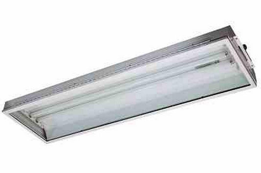 Hazardous Location Fluorescent Lighting - 4' 2 Lamp Fixture - T8 Bulb - Multi-voltage - C1D2 & C2D2