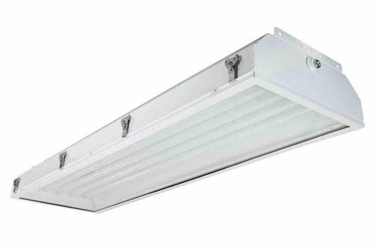 Hazardous Area Fluorescent Light - 4' 4 lamp - Spring Loaded Tombstones - Class 1 Div 2 - Class 2