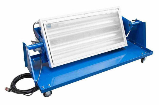 Hazardous Location Fluorescent Lights on Cart with Wheels - 4ft 4-Lamp - 50ft Cord
