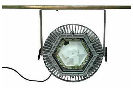 Explosion Proof 150 Watt LED Light Fixture w/ Stainless Steel Unistrut Mounting Bracket