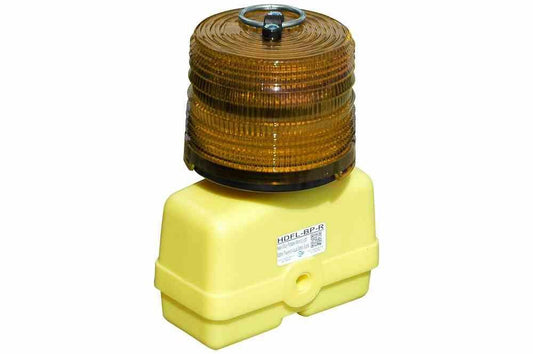 Portable LED Warning Light - Battery-powered Strobe - Visual Safety Signal Light - Terminal Strip