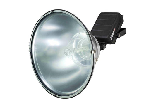 22 Inch High Intensity Light - 1000 Watt or 1500 Watt Pulse Start Metal Halide - Flood - Tri Voltage - 3 Meter (10') 16/3 SOOW Cord w/ General Area Cord Cap