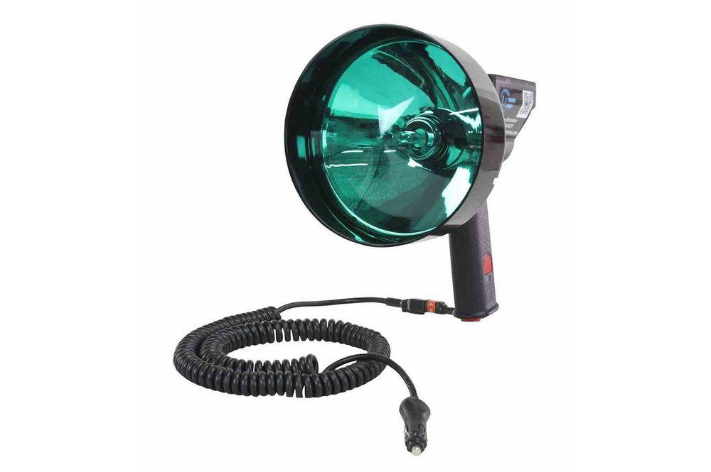 15 Million Candlepower Handheld Spotlight - Green Hunting Lens- Spot/Flood Combo