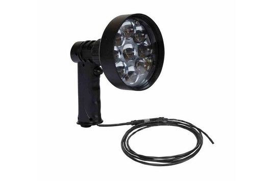 27W LED Spotlight - Pistol Grip - 1600 Foot Beam - 2000 Lumens - 6' Straight Cord w/ Blunt Cut End