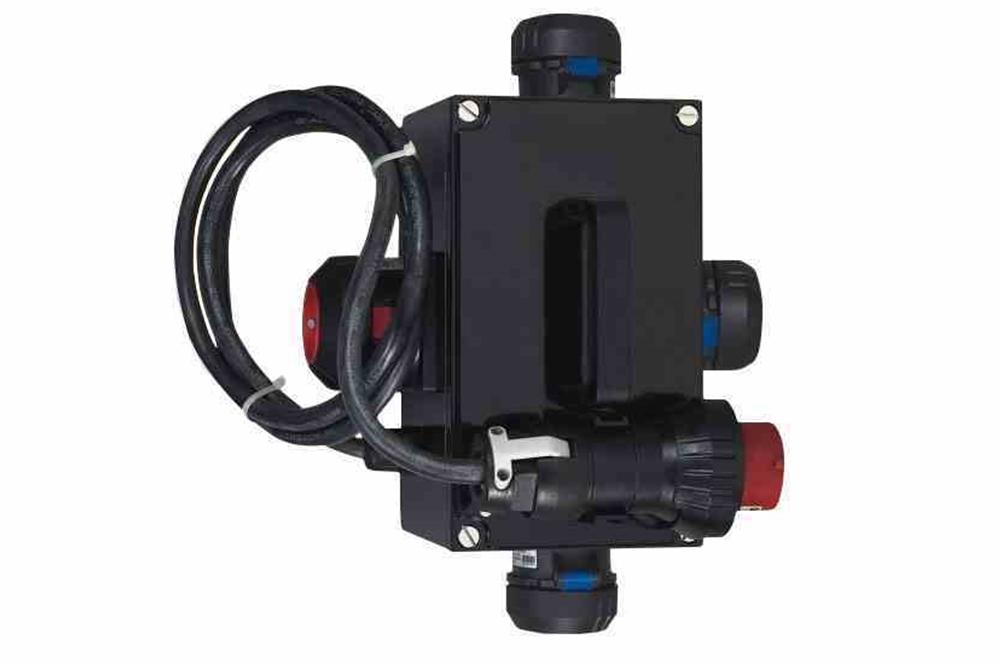 200 VA Explosion Proof Transformer - 240V (L+N) to 24V AC - (2) Receptacles - 30 Meter 14/3 AWG Input Cord - ATEX/IECEx Rated