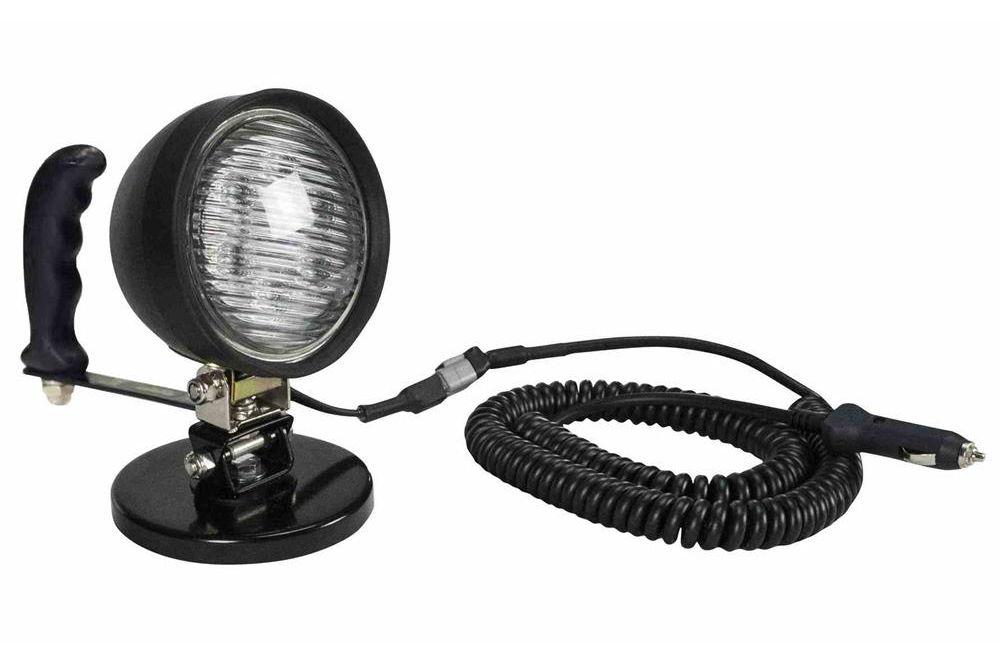 Hand Magnetic LED Spotlight - Adjustable Tilting Base - 18 Watts - 1,800 Lumens