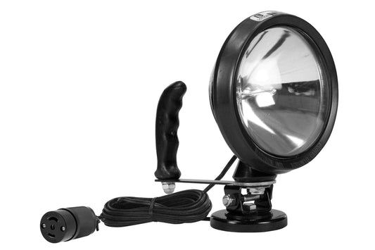 Larson HML-5M-HBL 24 Volt Spotlight with Magnetic Base, 21 foot cord with Hubbell 7484 Plug