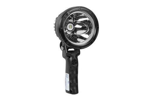 25W Handheld LED Hunting Spotlight - 6 Million CP - 12-32V DC - 1000' Beam - Pistol Grip - No Cord
