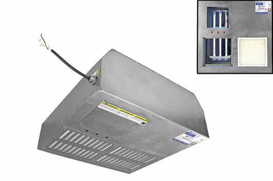 Larson Industrial UV Air Purifier - 120V - (3) 15W 18" UVC Lamps - 2x2 Troffer Mount - Occupied Areas