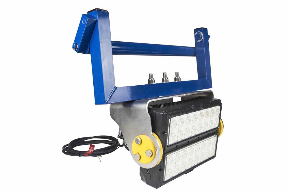 320W High Intensity LED Crane Light - 29,446 lms - Soft Start LEDs - Free Swinging U-bracket Mount
